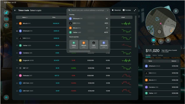 Trade Tokens on CEXs & DEXs image